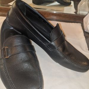 Black Prada mens loafers